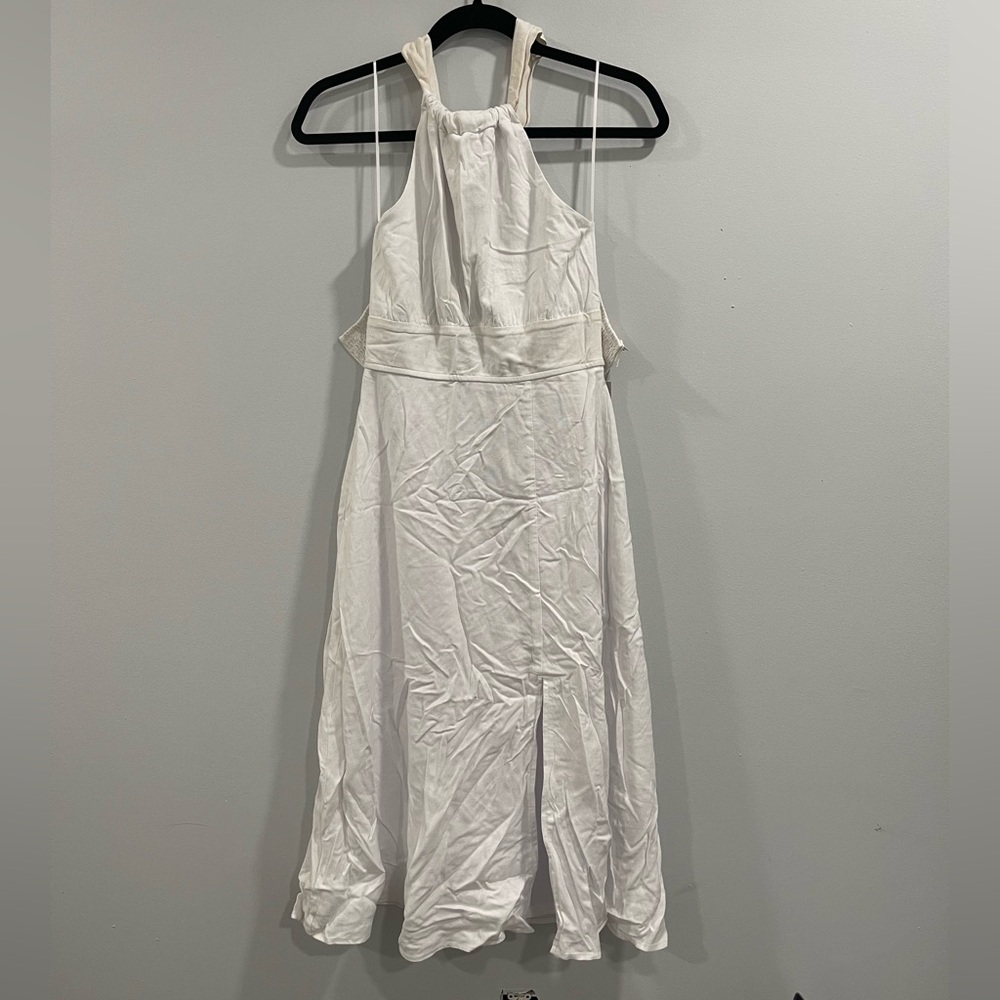 Francesca’s White Halter Dress